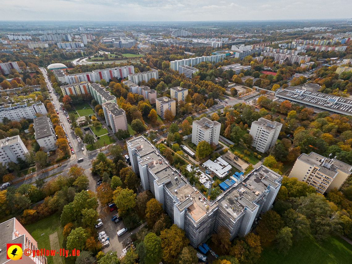 13.10.2022 - Fassadensnaierung am Karl-Marx-Ring 11-21